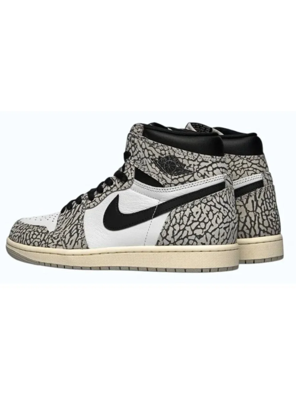 Air Jordan 1 Retro High OG White Cement 